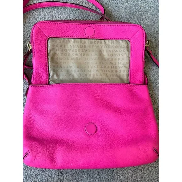 Kate Spade magenta crossbody bag, $195 - Picture 8 of 11